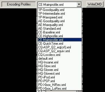 X264 Sharktooth profiles